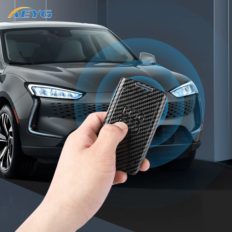 Funda llave fibra carbono ABS Renault Koleos Captur Megane - imagen 4