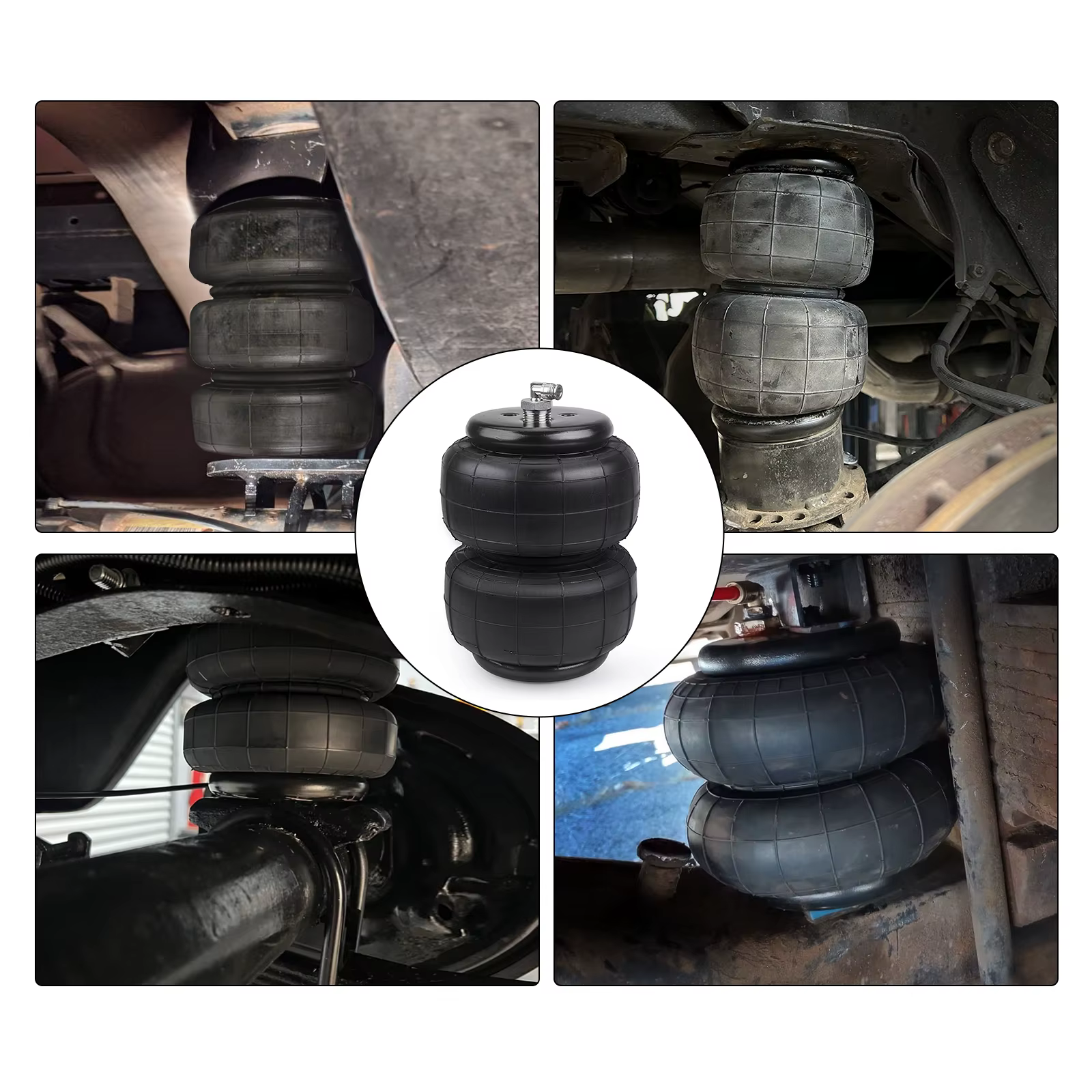 Muelle neumático 2E2500 2500 lb para Ford F-150/F-250 y GMC Sierra