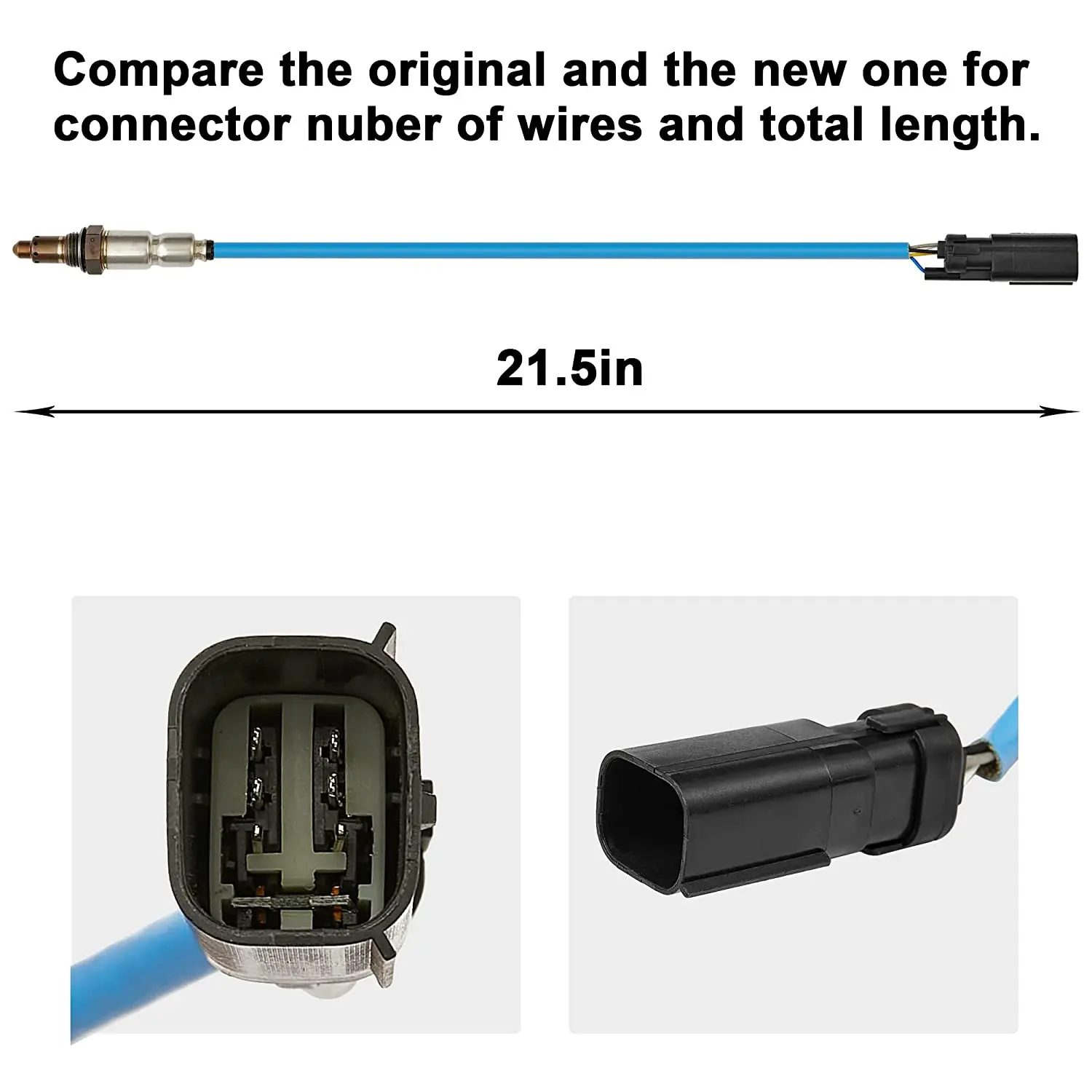 Sonda lambda 5 cables BL3Z-9F472-A Ford Explorer Taurus Mustang Edge - imagen 3