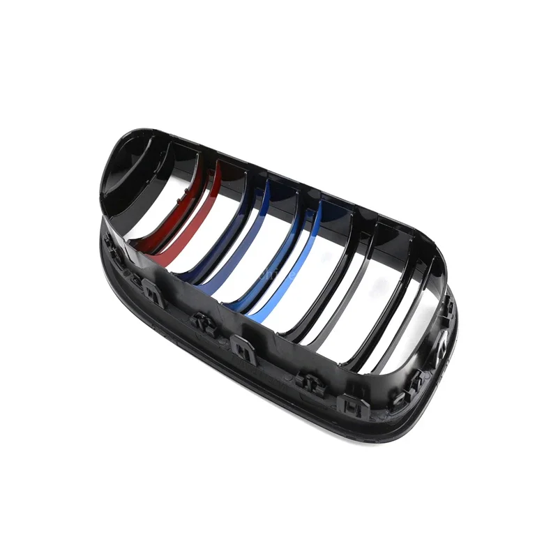Rejilla delantera BMW Serie 6 F06 F12 F13 doble riñón brillante - imagen 4