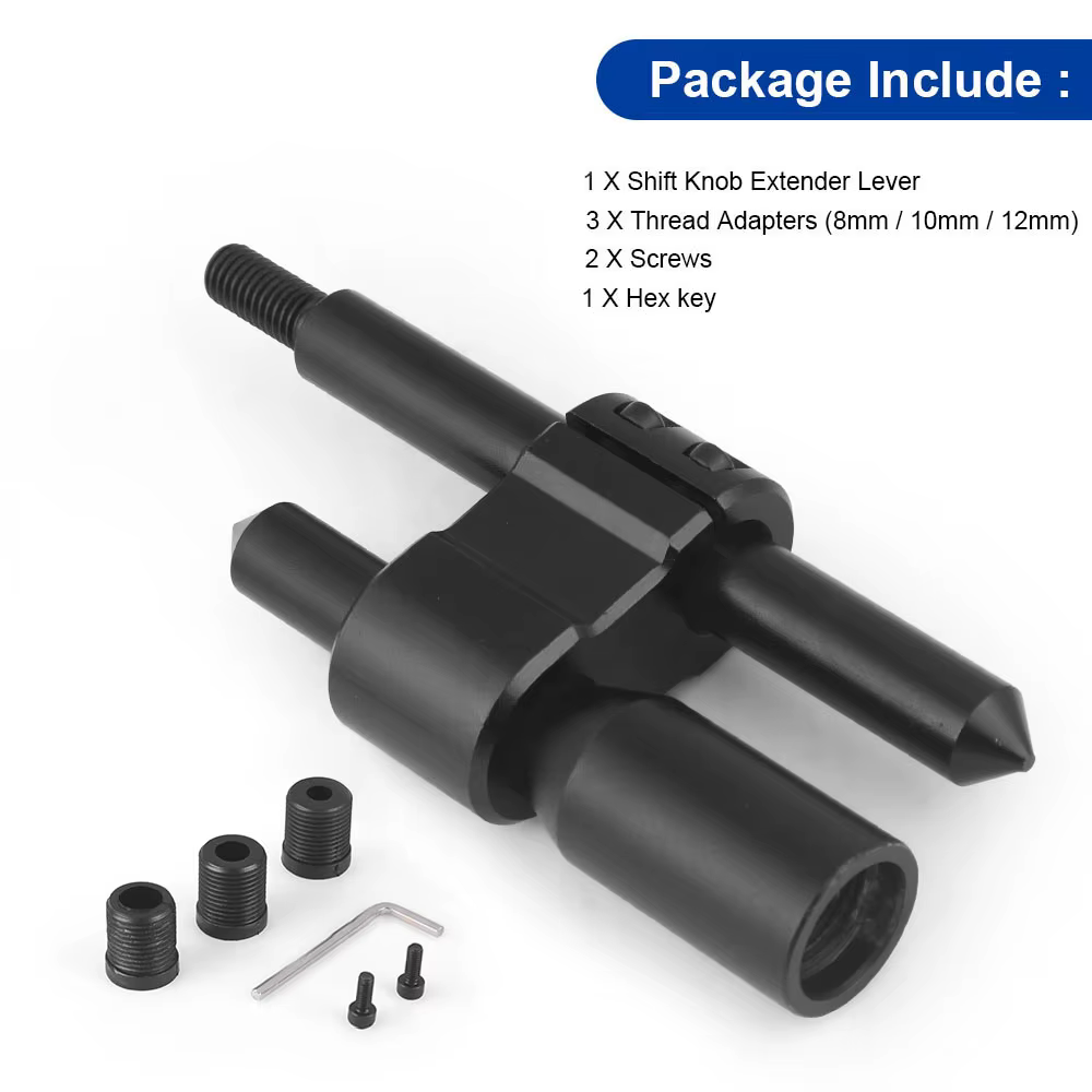 Extensor ajustable de palanca de cambios M10x1,5 tipo H de aluminio - imagen 4