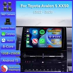 Radio Android con CarPlay y navegación para Toyota Avalon XX50