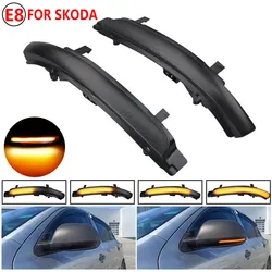 Intermitente dinámico LED de espejo para Skoda Octavia MK2 y Superb 3T