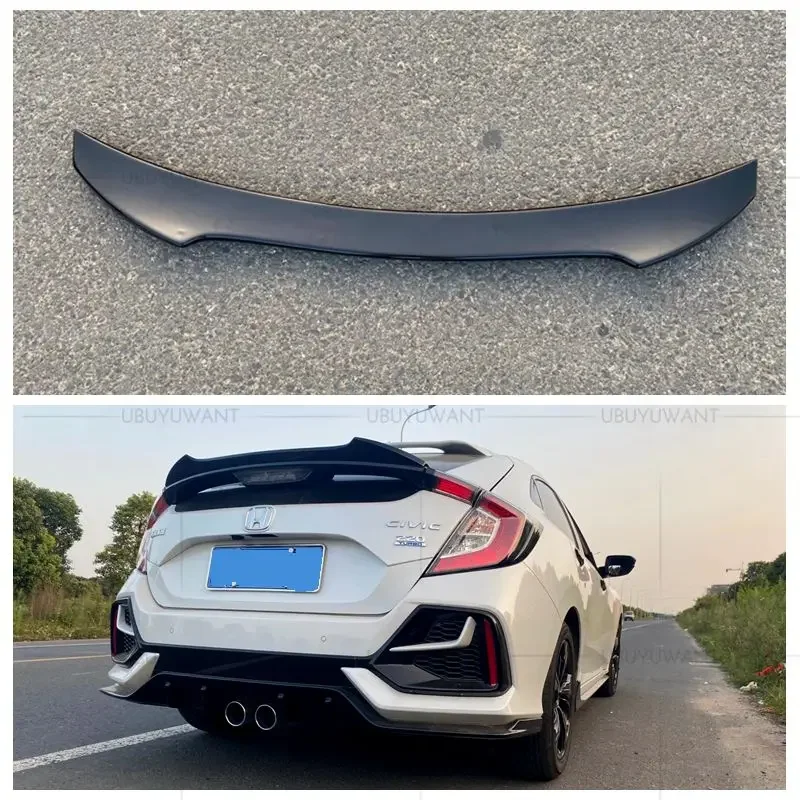 Alerón trasero ABS para Honda Civic X Hatchback 2017-2019