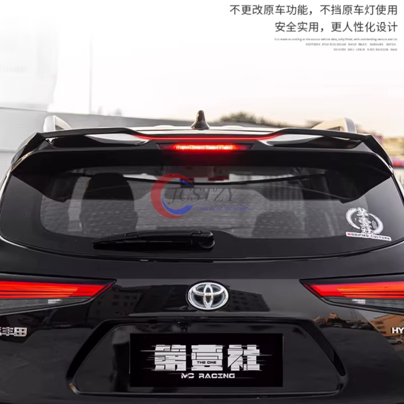 Alerón trasero ABS estilo fibra carbono – Toyota Highlander IV 2021-2024 - imagen 4
