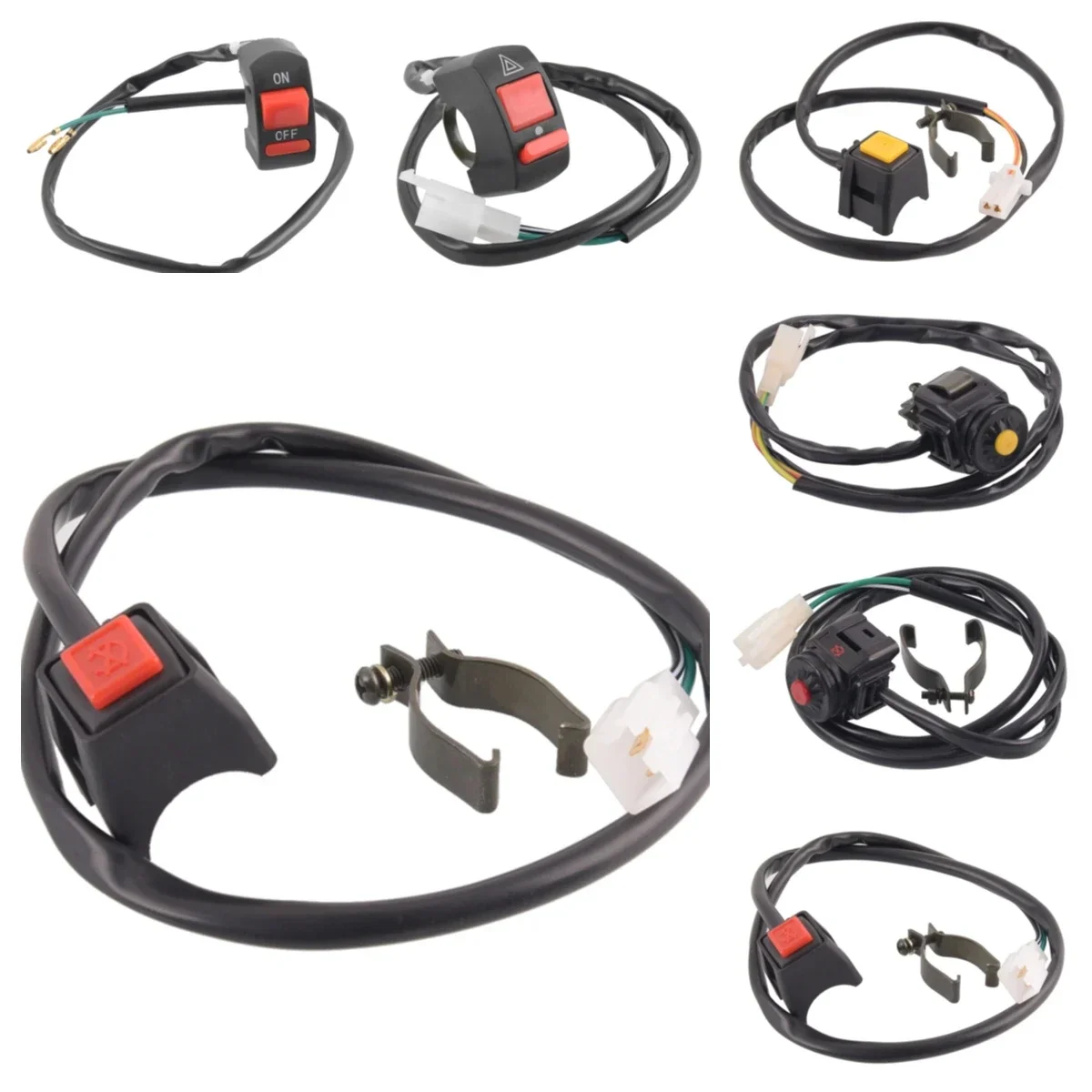 Interruptor de encendido universal 22 mm para moto y quad