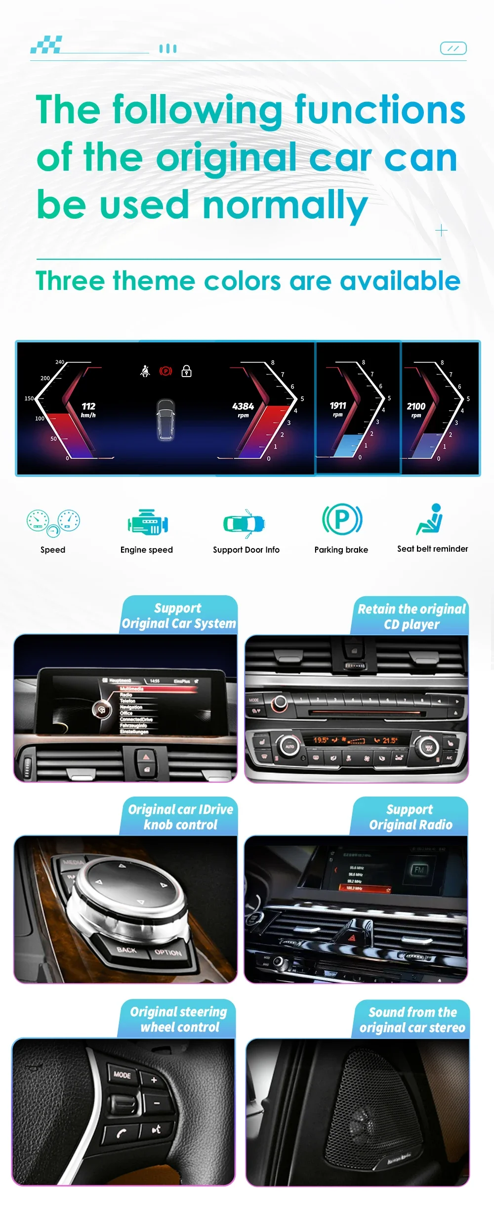 Autoradio Android de 10,25 pulgadas para BMW Serie 3 E90 con CarPlay - imagen 3
