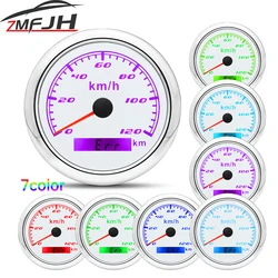 Velocímetro GPS impermeable LED multicolor para coche y barco