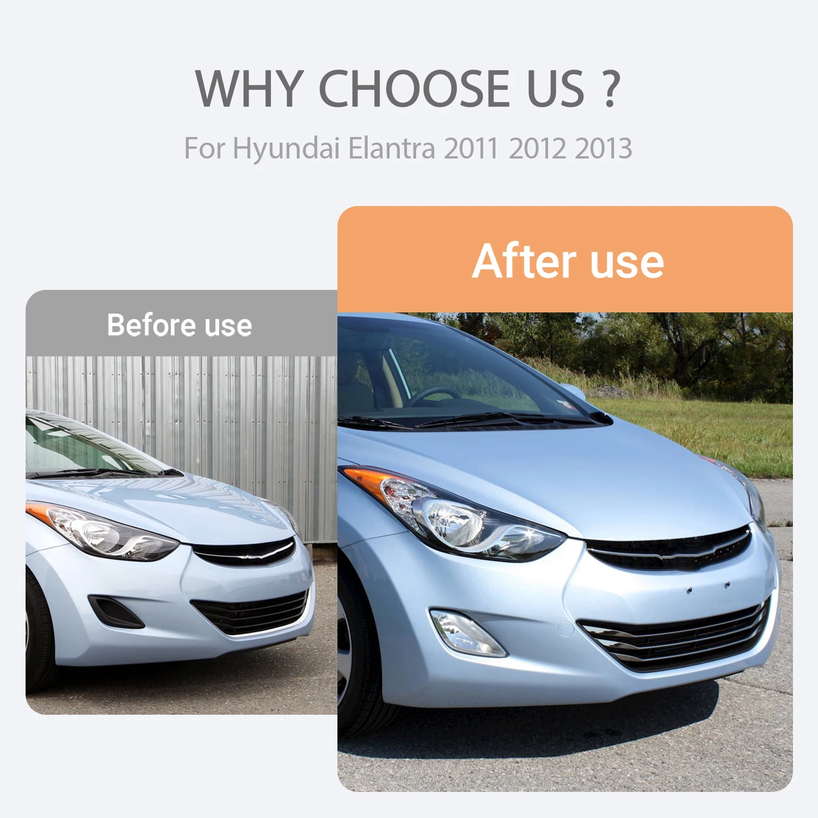 HY2593140 Luz antiniebla delantera para Hyundai Elantra 2011-2013 - imagen 5