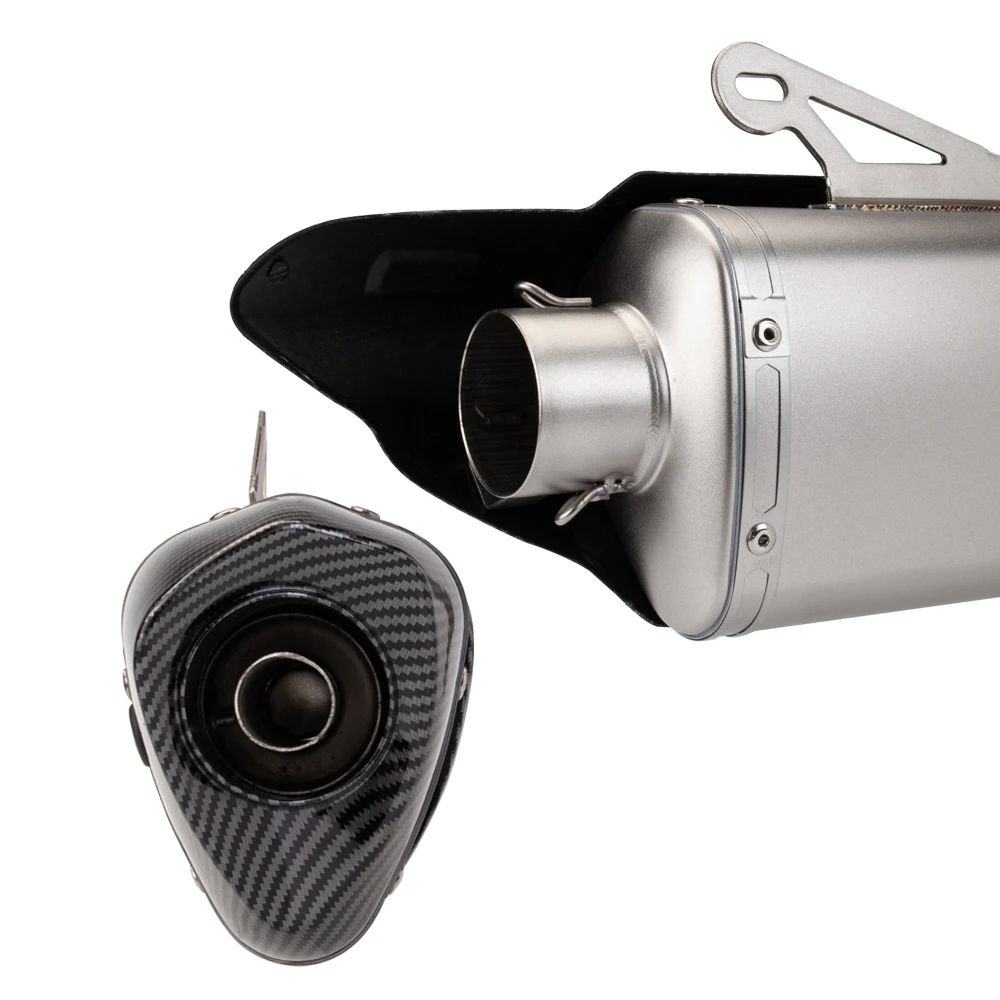 Silenciador de escape Universal para motocicleta, modificación de Motocross, Z900, ZX6R, Z400, R7, ADV, 51mm - imagen 4