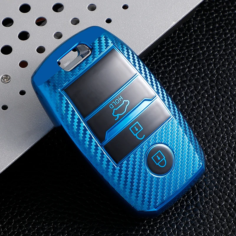 Funda de llave Kia TPU efecto carbono – Rio, Sportage y Ceed - imagen 4