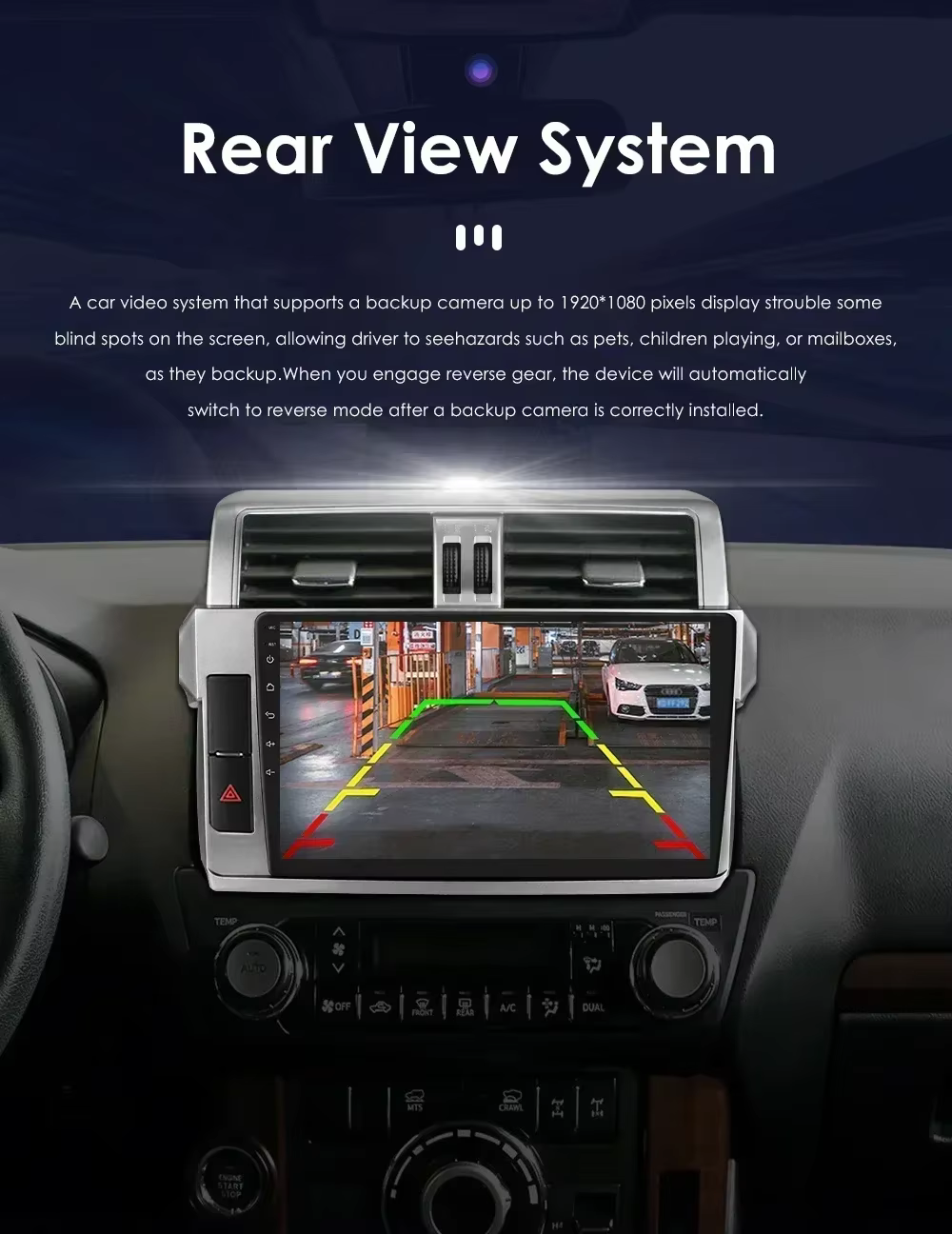 Hizpo Autorradio Android con CarPlay para Toyota Prado 150 - imagen 3