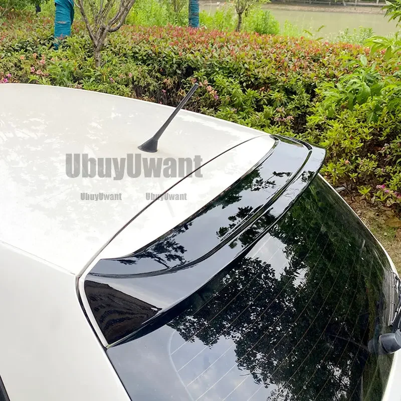 Brillante para VW Golf 5 MK5 GTI R32, divisor de puerta trasera, alerones de labio, alerón superior para maletero de techo trasero, labio de ala - imagen 5