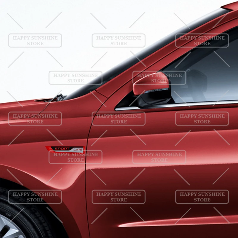 Emblema 3D metalizado Sport Line lateral para Skoda - imagen 4