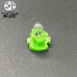 Bombillas T3 para cuadro de instrumentos, 12 V, luz verde clara