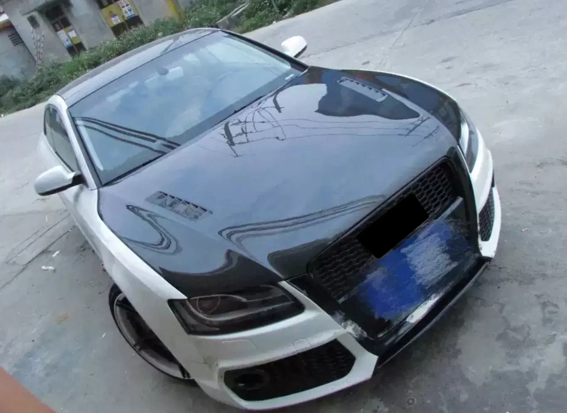 Capó fibra carbono Audi A5 2009-2011 estilo S5 - imagen 5