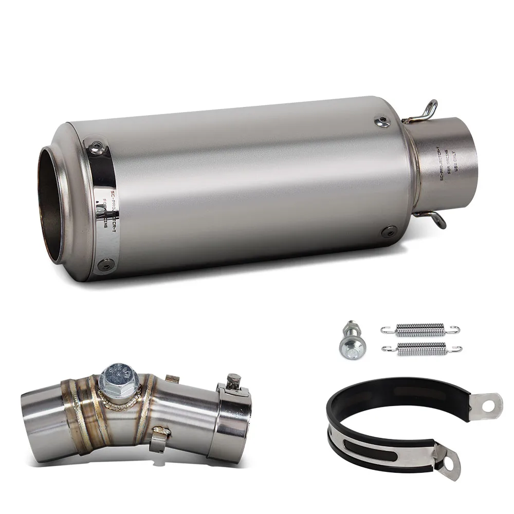 Tubo adaptador de escape Kawasaki ER-6N ER-6F para silenciador slip-on - imagen 4