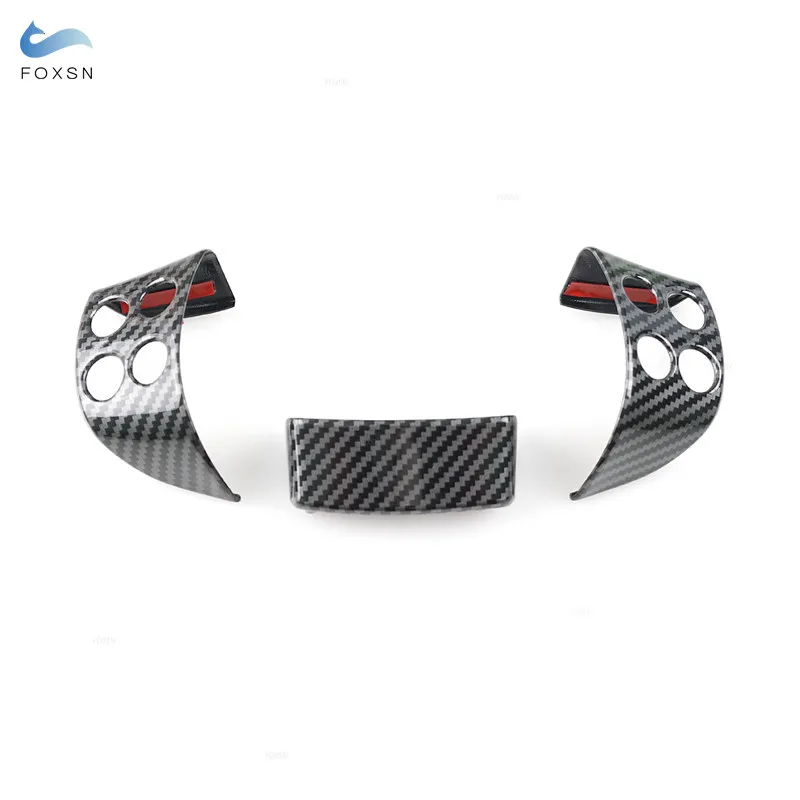 Moldura de volante efecto carbono para VW Golf V, Passat B6 y Tiguan - imagen 2