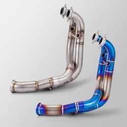 Tubo de conexión del escape de titanio para KTM Duke 790/890 R