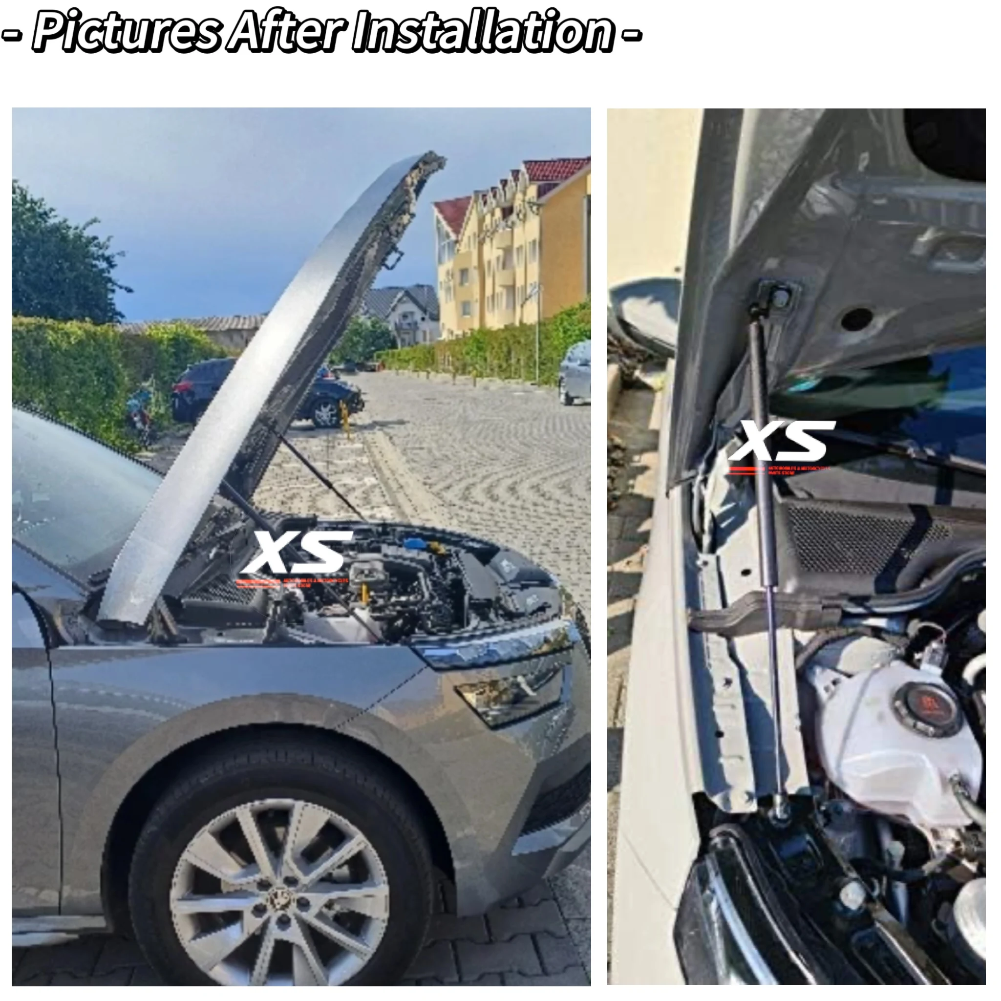 Puntales de capó para Skoda Kamiq NW4 2019-2024, resorte de gas - imagen 2