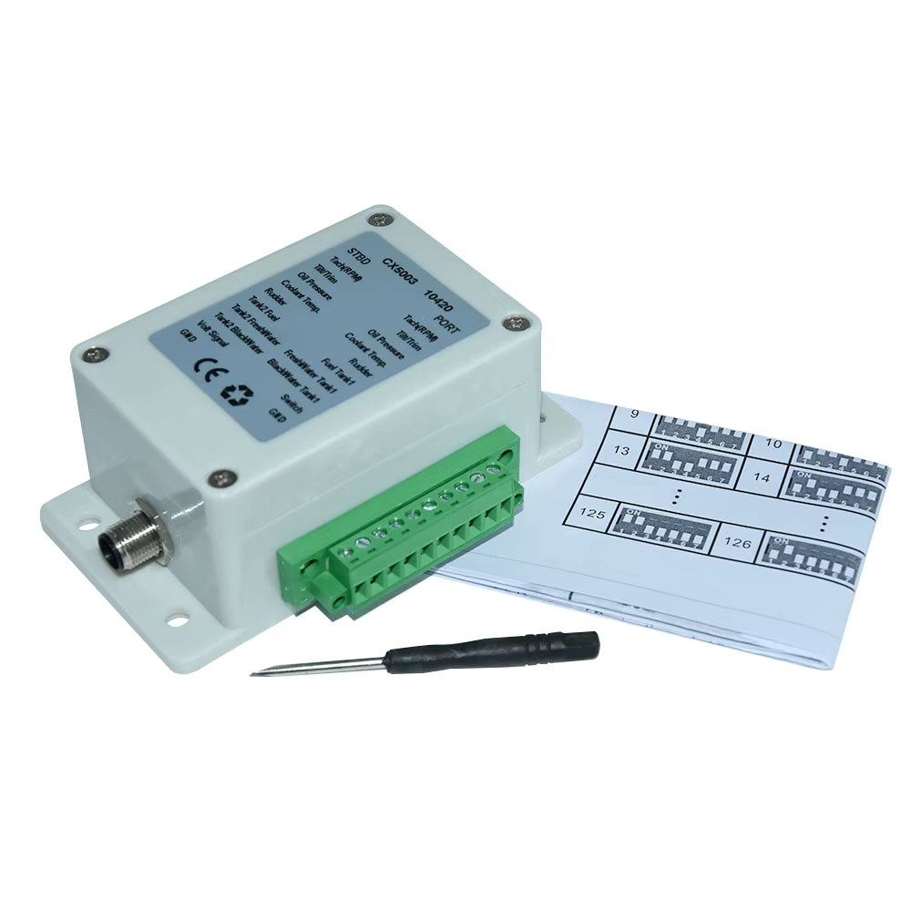 Convertidor CX5003 NMEA2000 instalado