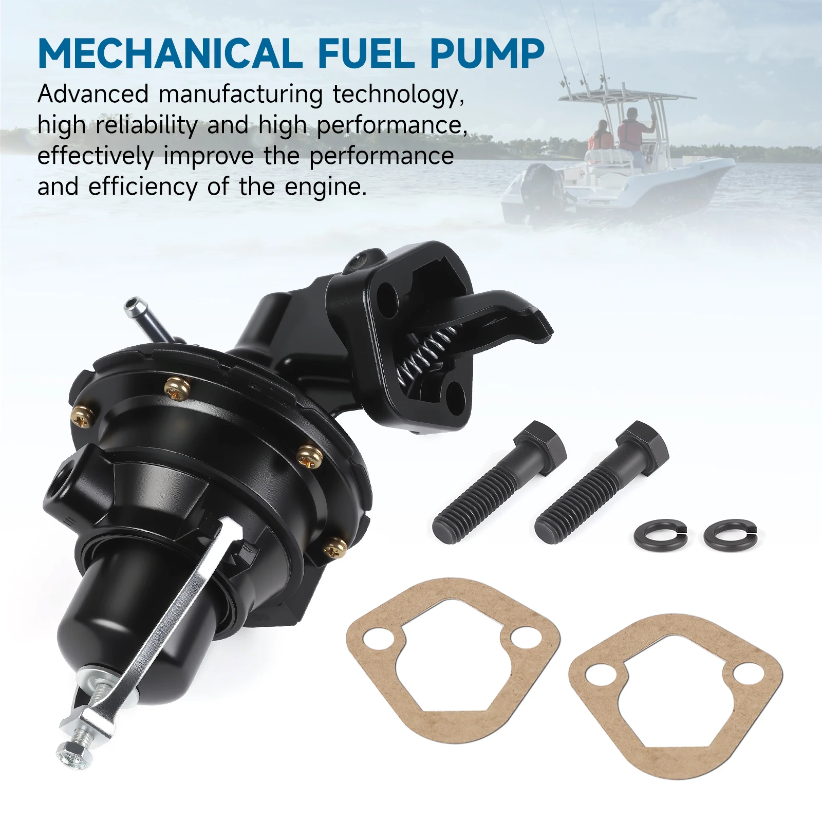 Mercruiser 509407 Bomba de combustible mecánica para 2.5L-3.7L - imagen 3