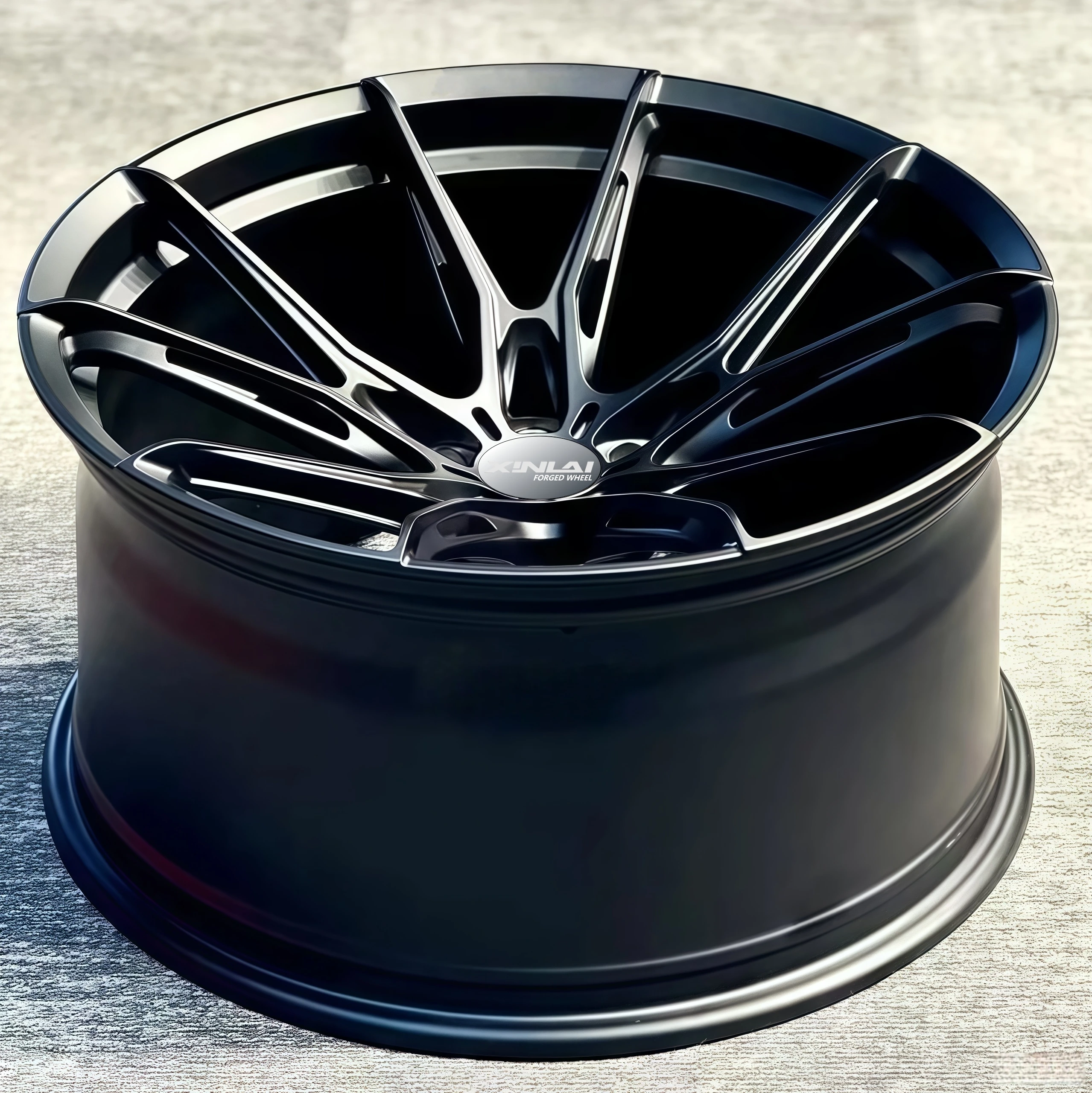 XINLAI Ruedas forjadas negras mate - Tuning para BMW AMG Nismo - imagen 5