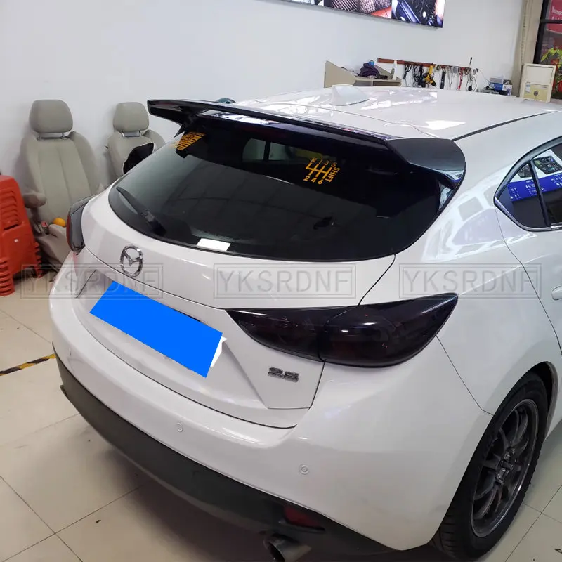 Alerón techo trasero fibra de carbono para Mazda 3 Axela Hatchback - imagen 2