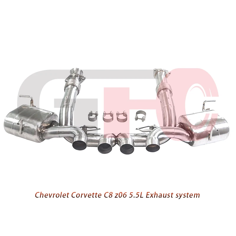 GFC silenciador catback con válvulas – Corvette C8 Z06 5.5L