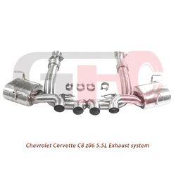 GFC silenciador catback con válvulas – Corvette C8 Z06 5.5L
