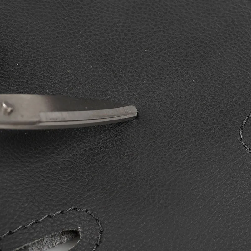 Funda de volante microfibra negra sin agujeros para Hyundai Santa Fe - imagen 3
