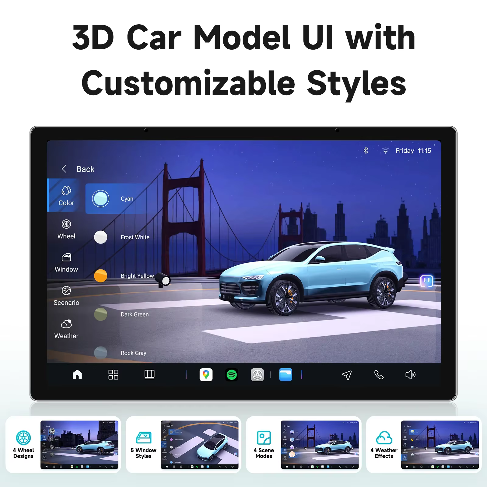 AURAAI X100 Pantalla Android para Alfa Romeo Giulietta 2015-2018 - imagen 4