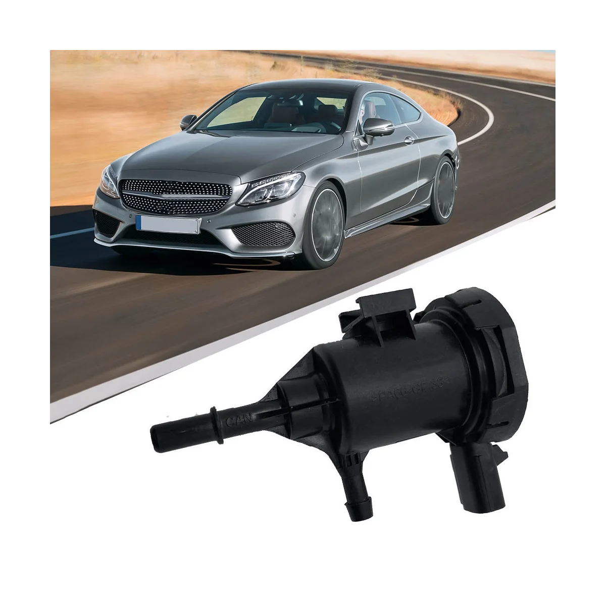 Válvula de purga de vapor A0014760532 Mercedes-Benz C300 CLA250 14-17 - imagen 2