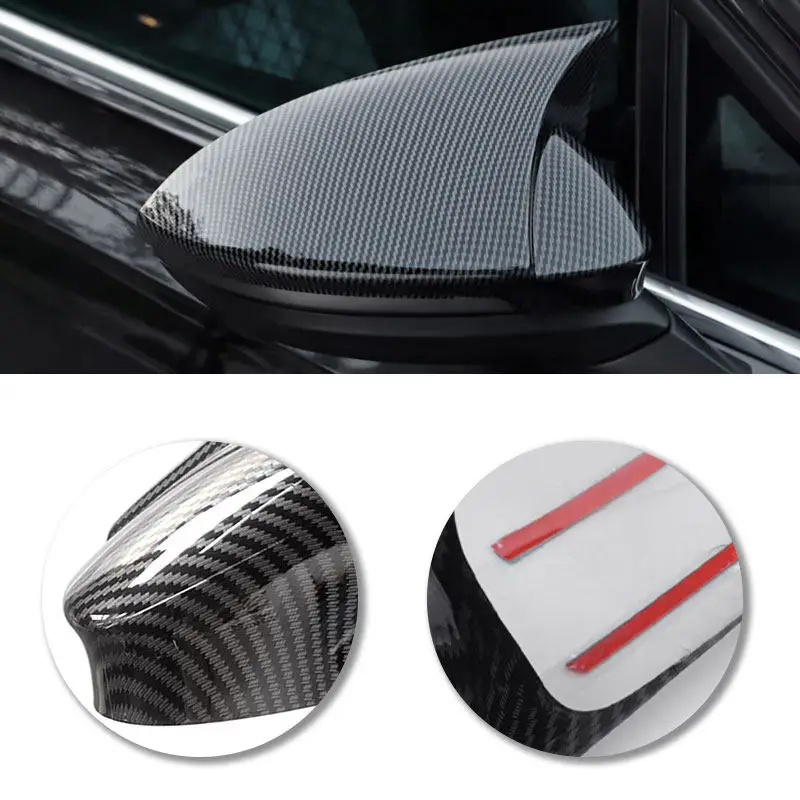 Tapa de retrovisor con textura de carbono para VW Golf 8 GTI/GTD/GTE - imagen 4