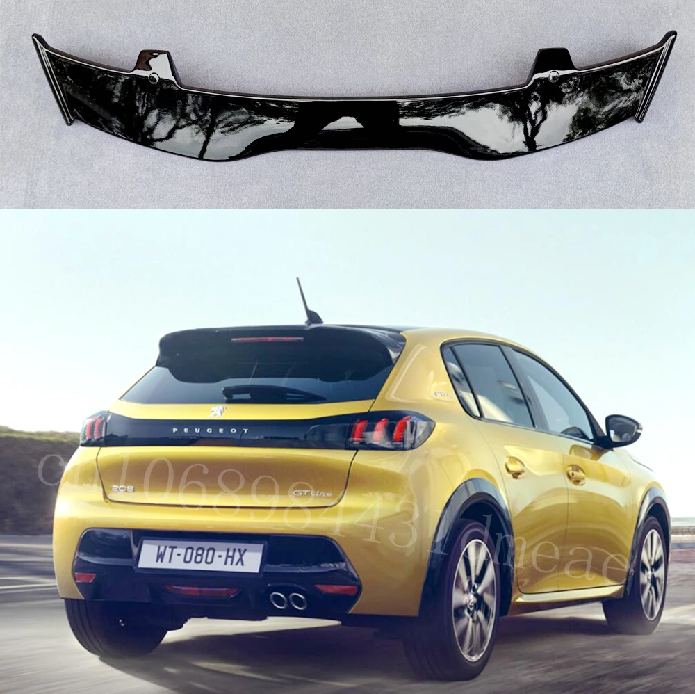 Alerón trasero de techo ABS para Peugeot 208 Hatchback