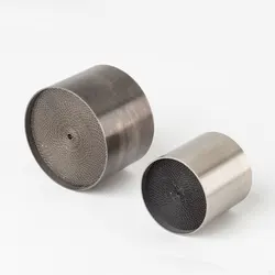 Catalizador de escape universal con silenciador extraíble para moto