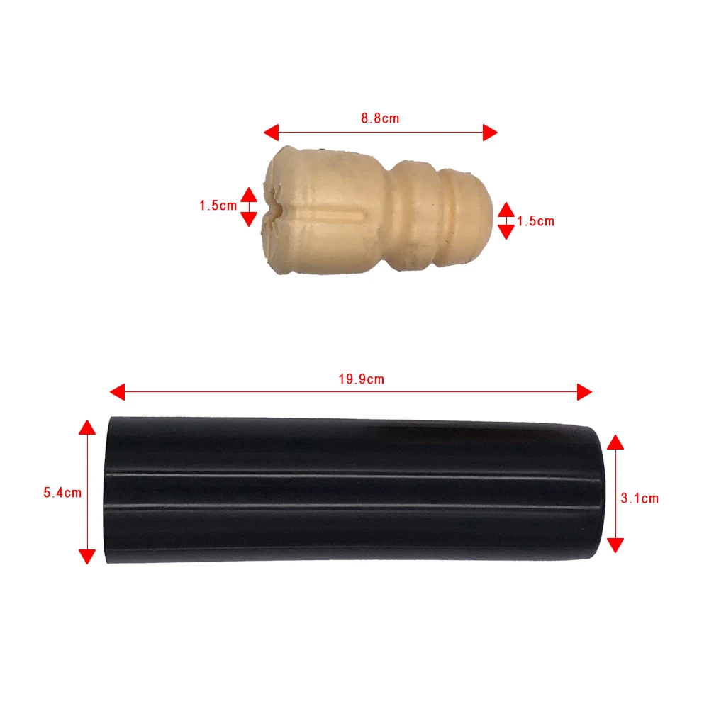 Componentes del kit de reparación de amortiguador trasero