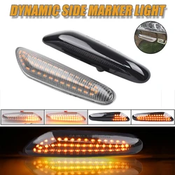 Luz LED dinámica guardabarros marcador lateral BMW Serie 1 3 5 E46 E90 E60