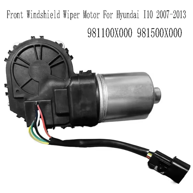 Hyundai OEM 981100X000 motor limpiaparabrisas delantero i10 2007-2013 - imagen 5