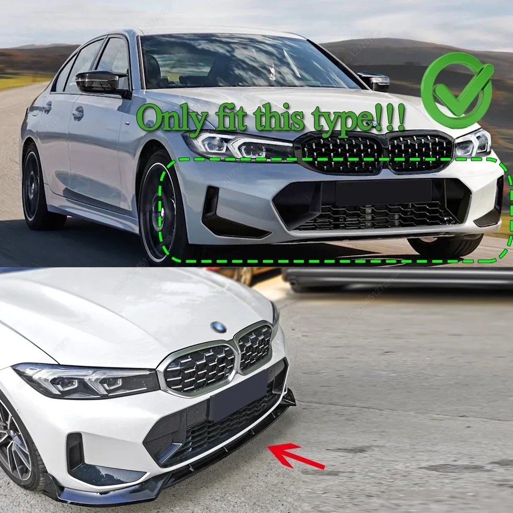 Splitter delantero estilo FD para BMW G20 G21 M-Sport 2022-2024 - imagen 2