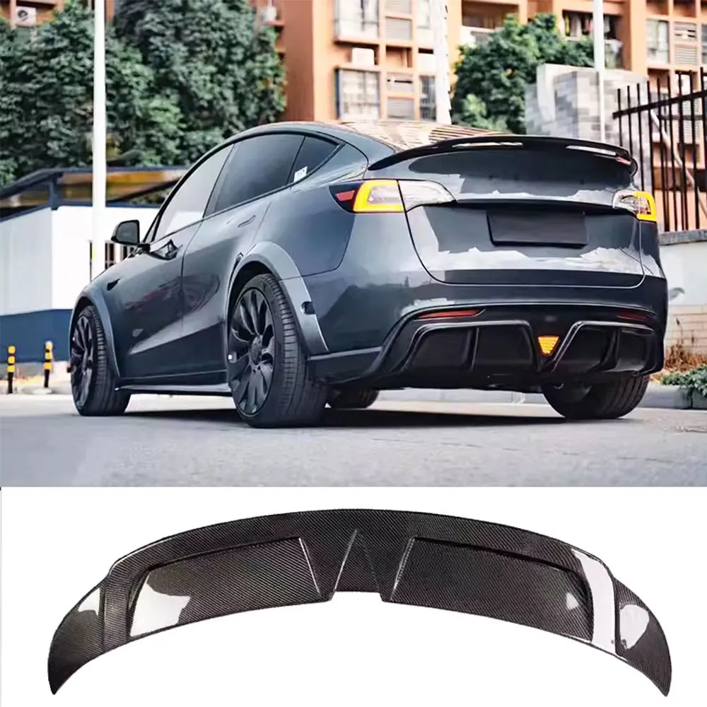 Alerón Trasero de Fibra de Carbono para Tesla Model Y 2019-2023 - imagen 4