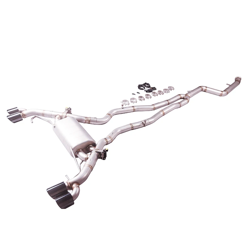 Silenciador de escape GFC catback para BMW X3 X4 M40i G01 G02, 2019 ~ 2024, sistema de escape de válvula eléctrica para coche hecho de acero inoxidable 304 - imagen 3