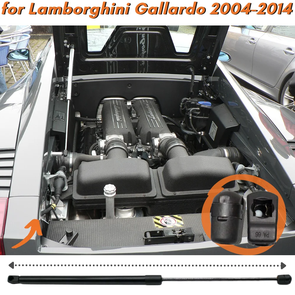 Amortiguador de capó trasero para Lamborghini Gallardo 2004-2014