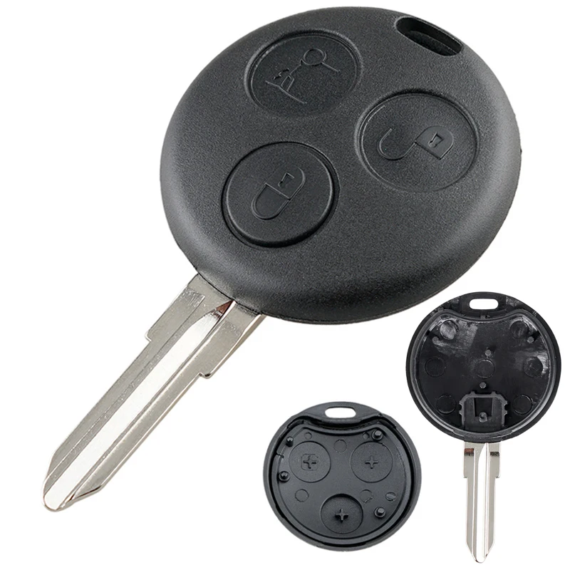 Carcasa llave remota 3 botones Fortwo Smart - imagen 2