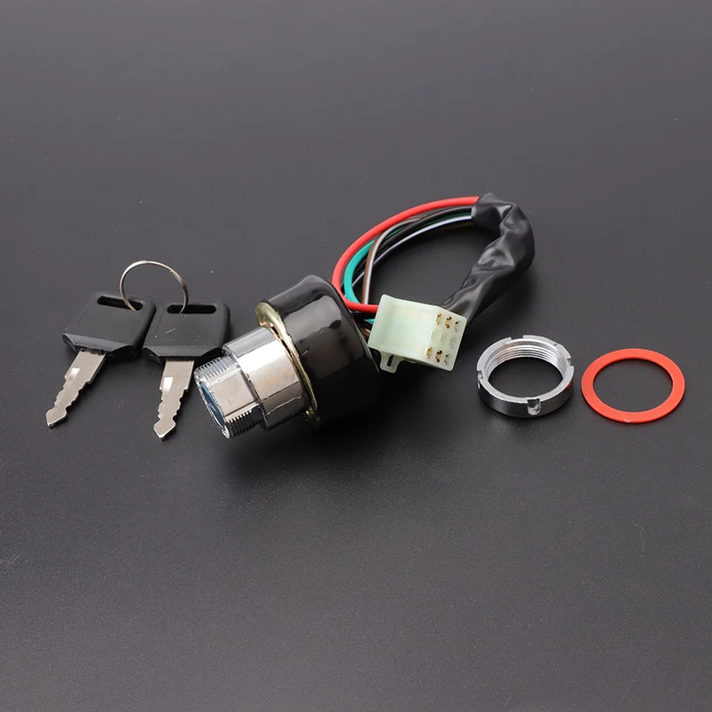 Interruptor de encendido 3 posiciones 6 cables – Motos, ATV y Kart - imagen 4