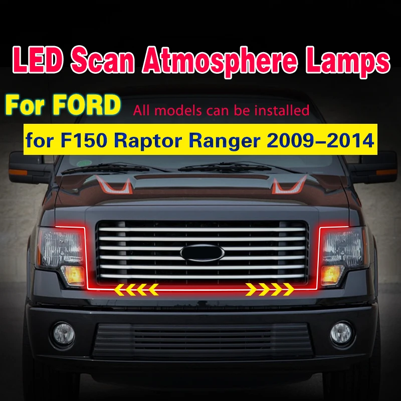 Tira LED DRL para capó – Ford F-150 Raptor/Ranger 2009-2014