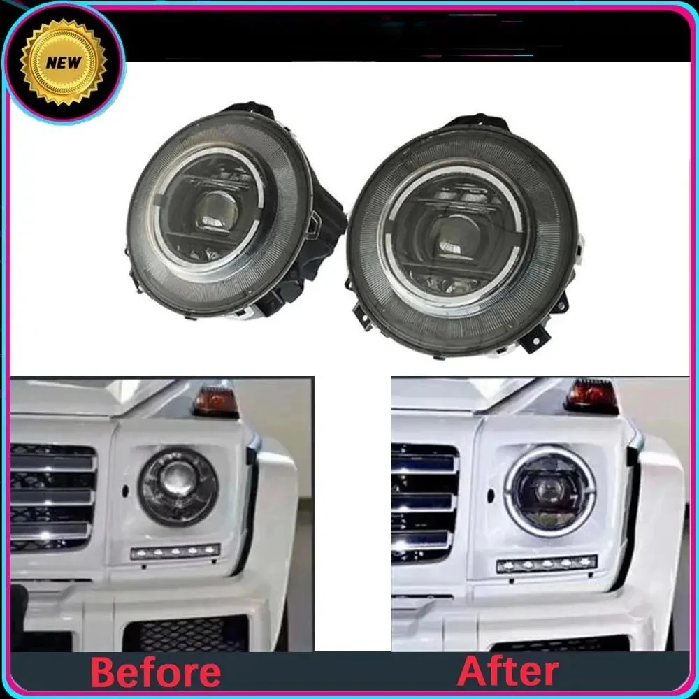 Juego de montaje de faros mejorados W463 para Mercedes Benz Clase G G500 G550 G63 G65 2012-2017