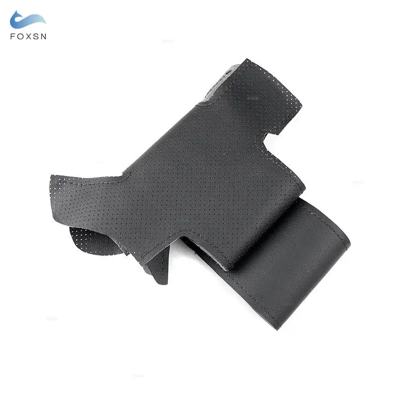 Funda volante de cuero perforado negra para Suzuki Grand Vitara II - imagen 2