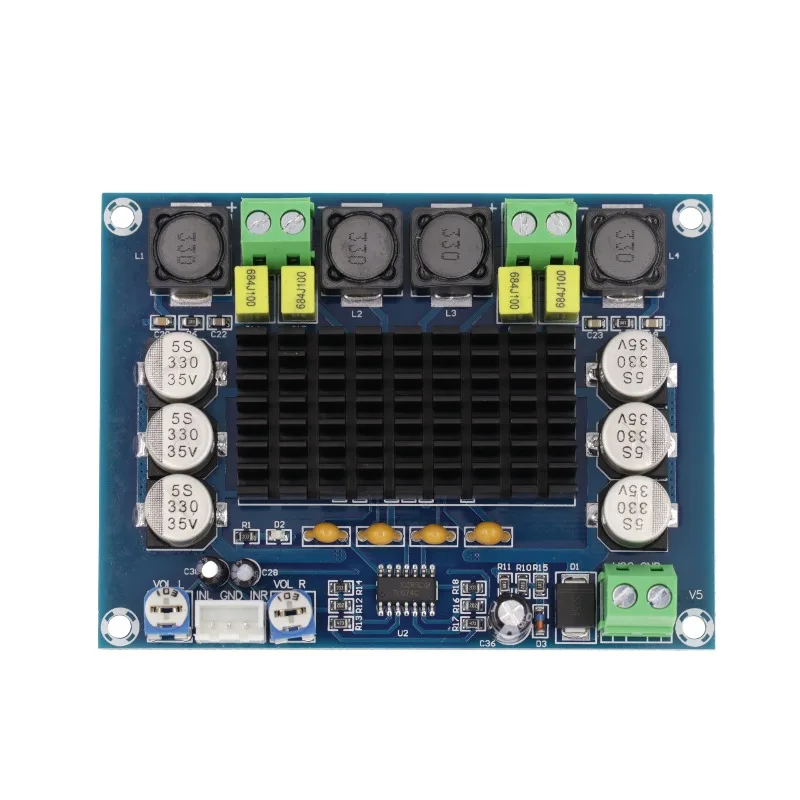 Amplificador digital XH-M543 TPA3116D2 2x120W para coche - imagen 4