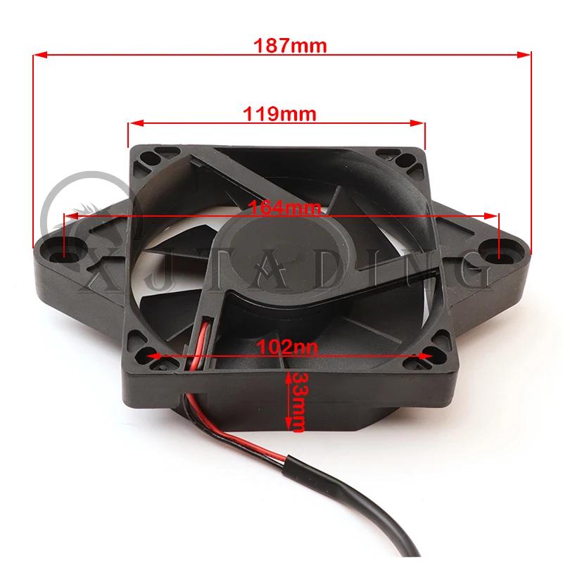 Ventilador eléctrico radiador refrigeración – ATV Quad y accesorios motocross CRF - imagen 3